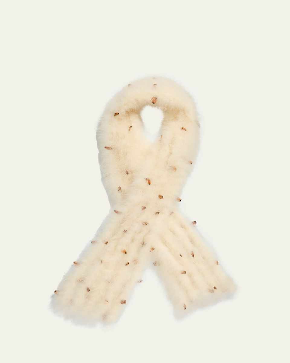 Turkey and Pheasant Feather Scarf